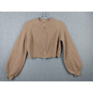 Kerisma Womens Sweater Small Jordana Wool Blend Bishop Sleeves Cottage Core
